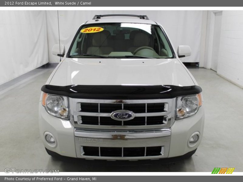 White Suede / Camel 2012 Ford Escape Limited