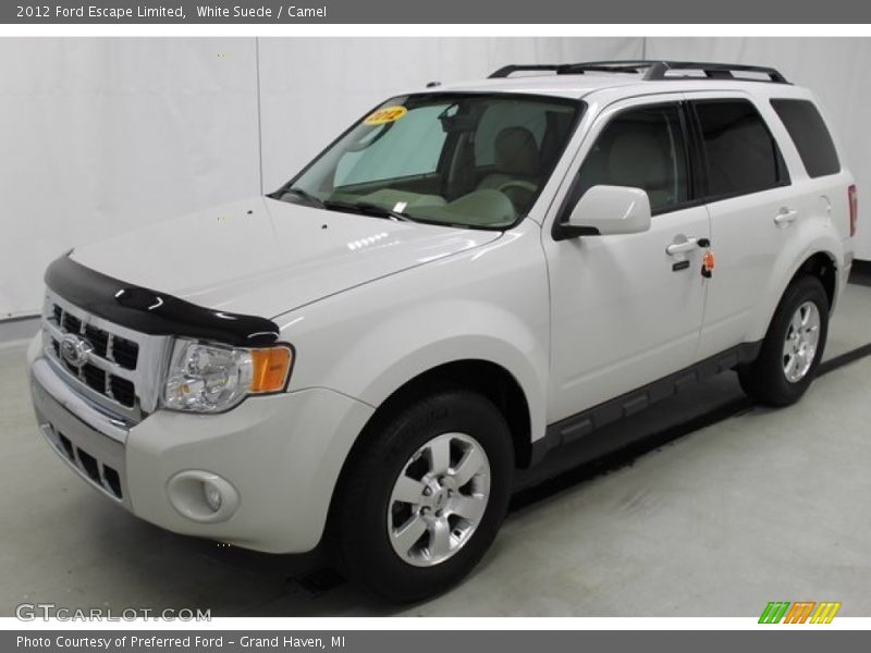 White Suede / Camel 2012 Ford Escape Limited