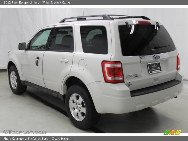 White Suede / Camel 2012 Ford Escape Limited