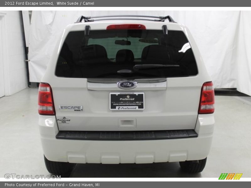 White Suede / Camel 2012 Ford Escape Limited