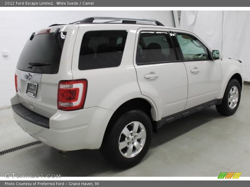 White Suede / Camel 2012 Ford Escape Limited