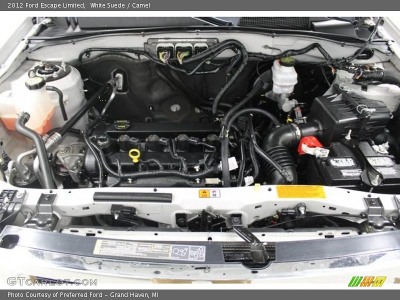 White Suede / Camel 2012 Ford Escape Limited