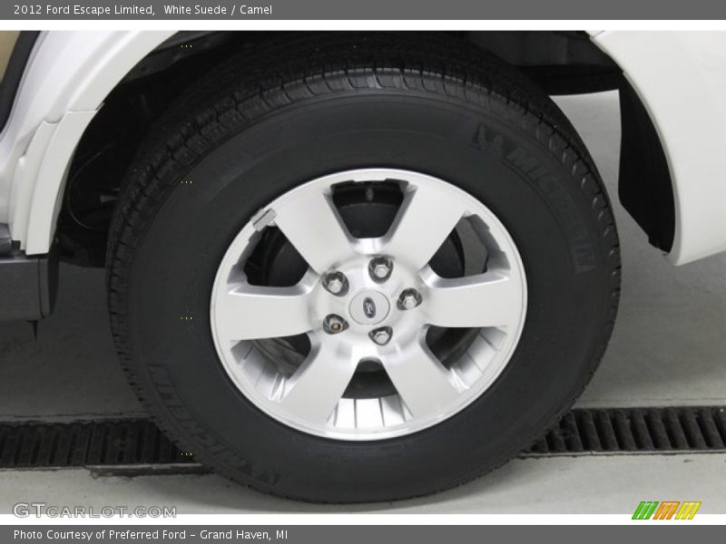 White Suede / Camel 2012 Ford Escape Limited