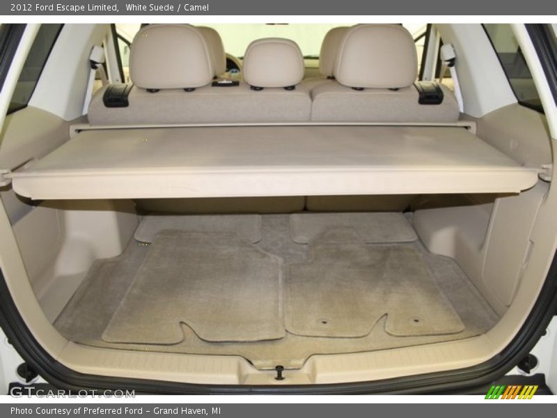 White Suede / Camel 2012 Ford Escape Limited