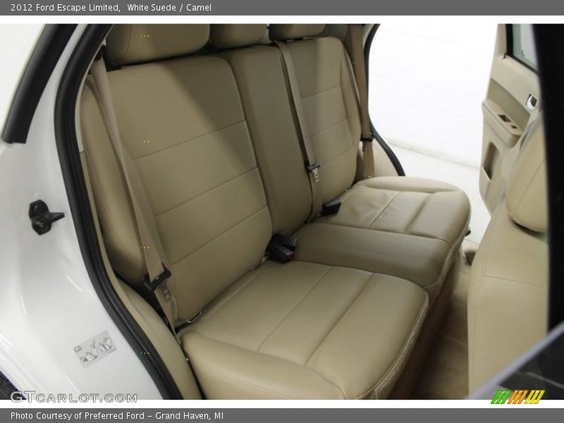 White Suede / Camel 2012 Ford Escape Limited