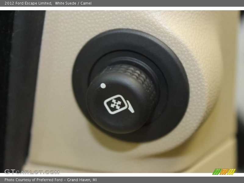 White Suede / Camel 2012 Ford Escape Limited