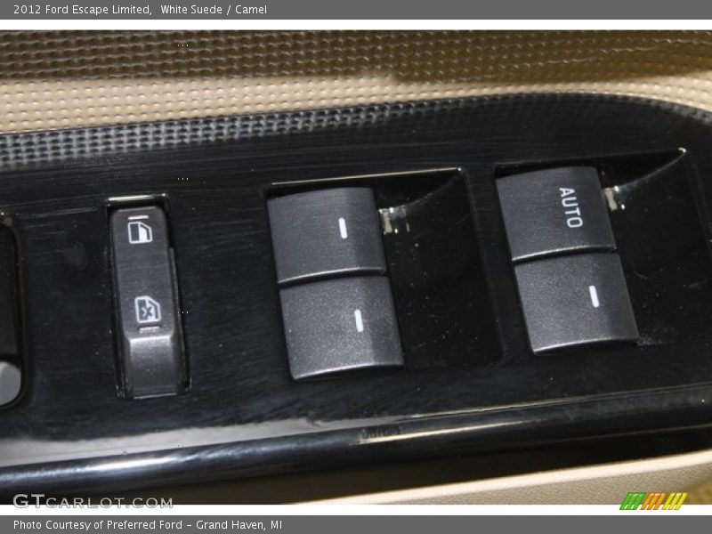 White Suede / Camel 2012 Ford Escape Limited