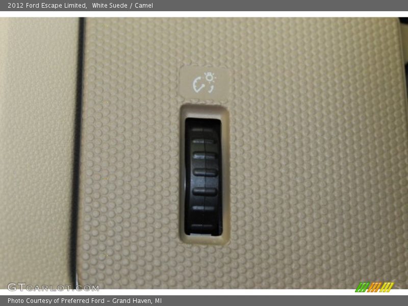White Suede / Camel 2012 Ford Escape Limited