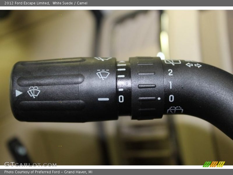 White Suede / Camel 2012 Ford Escape Limited