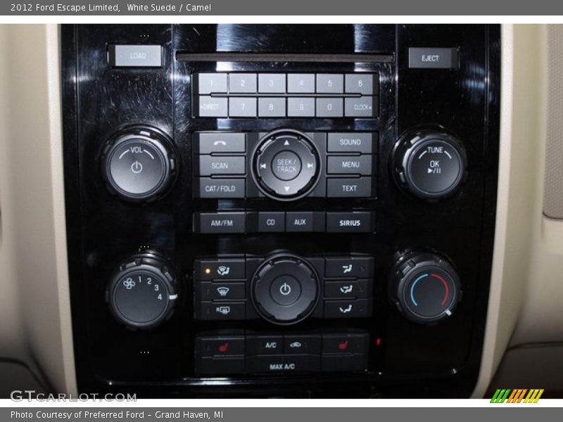 White Suede / Camel 2012 Ford Escape Limited