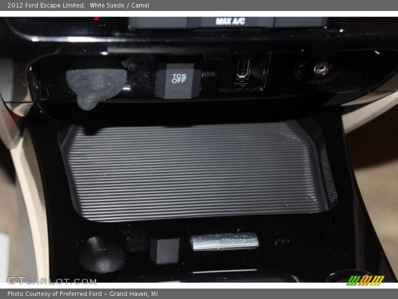 White Suede / Camel 2012 Ford Escape Limited