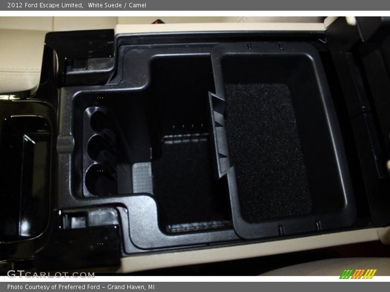 White Suede / Camel 2012 Ford Escape Limited