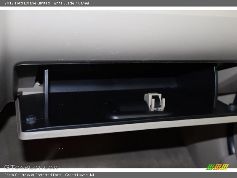 White Suede / Camel 2012 Ford Escape Limited