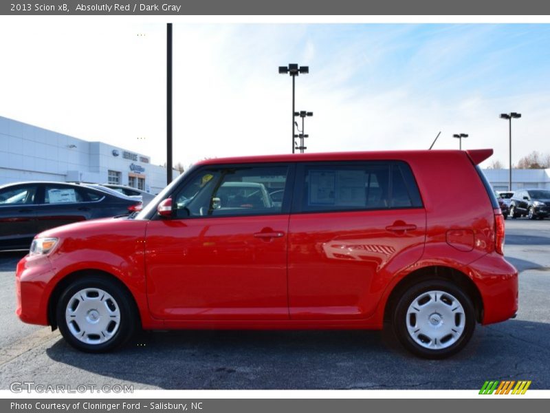 Absolutly Red / Dark Gray 2013 Scion xB