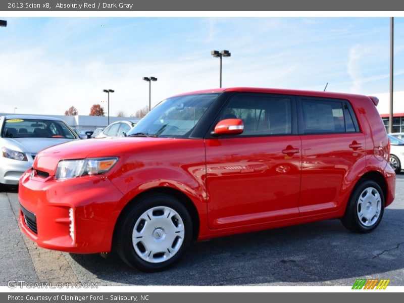 Absolutly Red / Dark Gray 2013 Scion xB