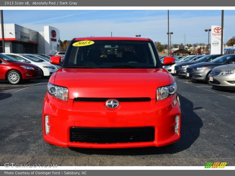 Absolutly Red / Dark Gray 2013 Scion xB