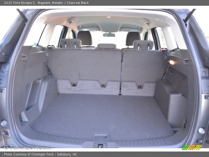 Magnetic Metallic / Charcoal Black 2015 Ford Escape S