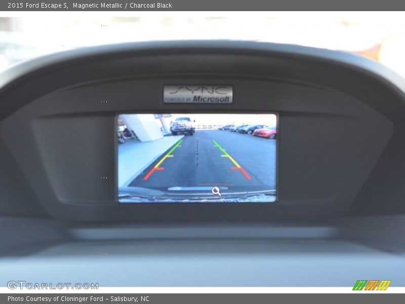 Magnetic Metallic / Charcoal Black 2015 Ford Escape S