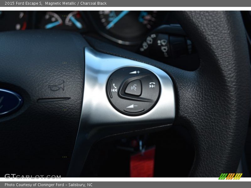 Magnetic Metallic / Charcoal Black 2015 Ford Escape S