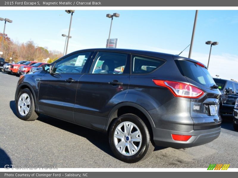 Magnetic Metallic / Charcoal Black 2015 Ford Escape S