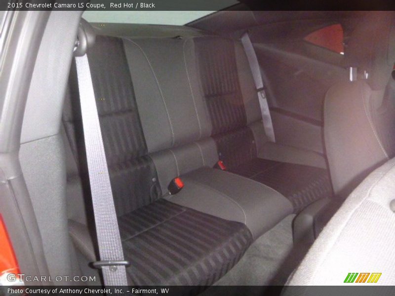 Red Hot / Black 2015 Chevrolet Camaro LS Coupe