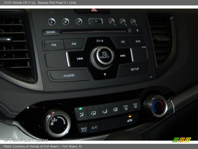 Basque Red Pearl II / Gray 2015 Honda CR-V LX
