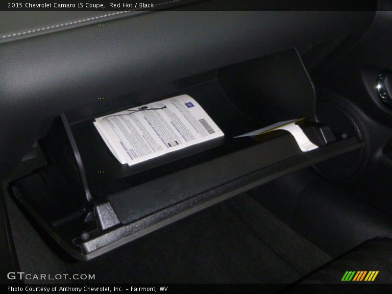 Red Hot / Black 2015 Chevrolet Camaro LS Coupe