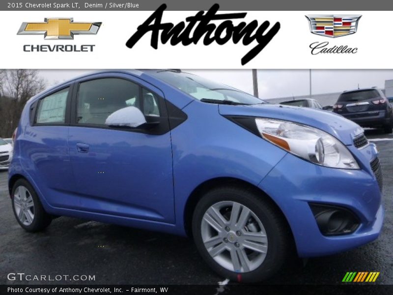 Denim / Silver/Blue 2015 Chevrolet Spark LT