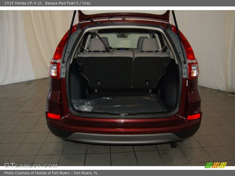 Basque Red Pearl II / Gray 2015 Honda CR-V LX