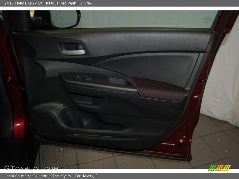 Basque Red Pearl II / Gray 2015 Honda CR-V LX