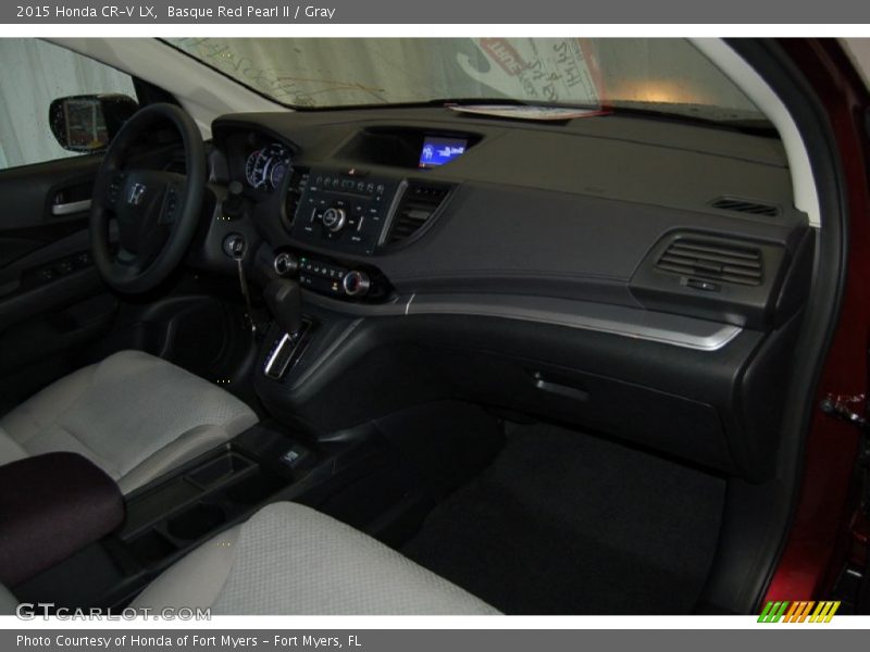 Basque Red Pearl II / Gray 2015 Honda CR-V LX