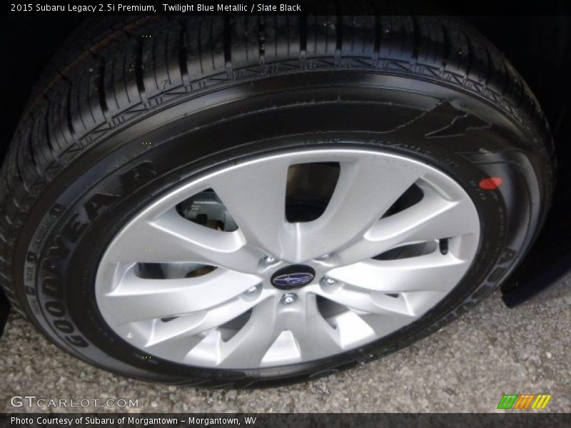 Twilight Blue Metallic / Slate Black 2015 Subaru Legacy 2.5i Premium