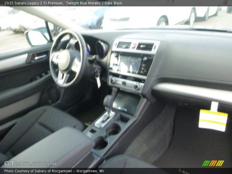 Twilight Blue Metallic / Slate Black 2015 Subaru Legacy 2.5i Premium