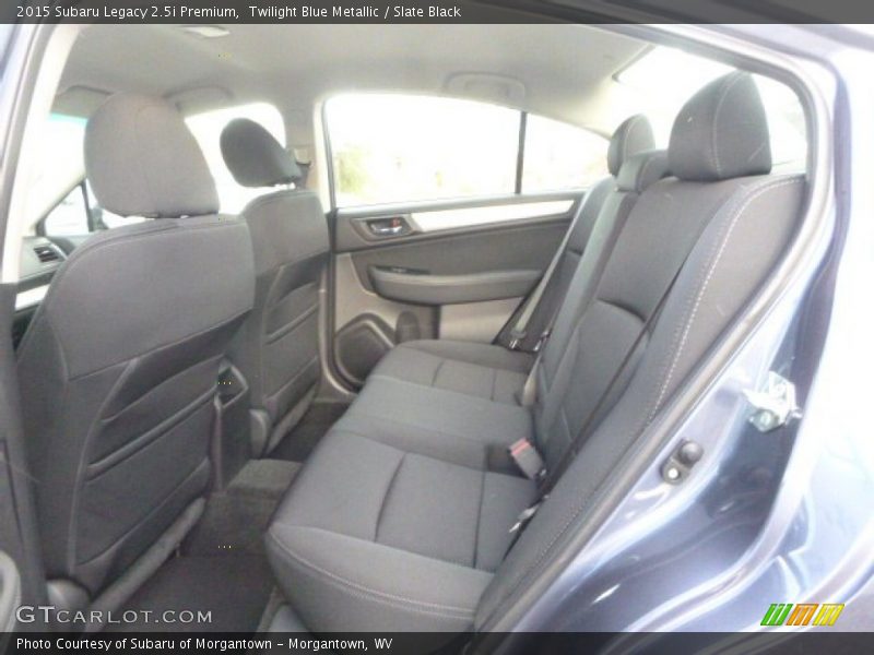 Twilight Blue Metallic / Slate Black 2015 Subaru Legacy 2.5i Premium
