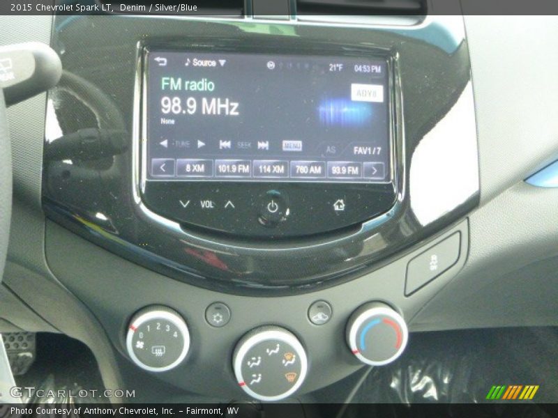 Denim / Silver/Blue 2015 Chevrolet Spark LT