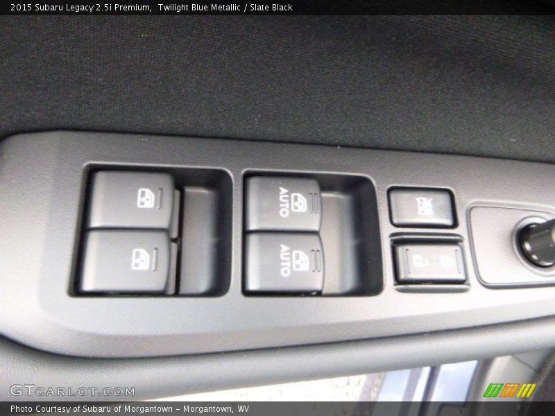 Twilight Blue Metallic / Slate Black 2015 Subaru Legacy 2.5i Premium