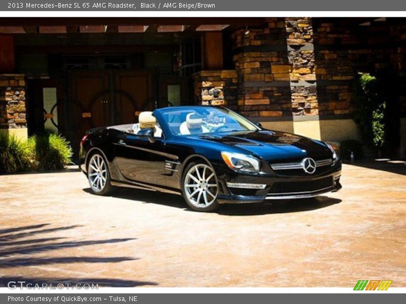 Black / AMG Beige/Brown 2013 Mercedes-Benz SL 65 AMG Roadster