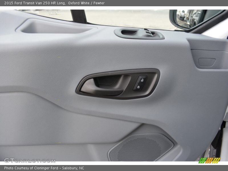 Oxford White / Pewter 2015 Ford Transit Van 250 HR Long