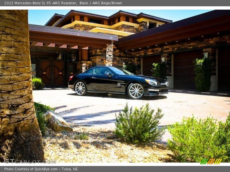 Black / AMG Beige/Brown 2013 Mercedes-Benz SL 65 AMG Roadster