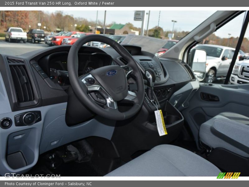 Pewter Interior - 2015 Transit Van 250 HR Long 