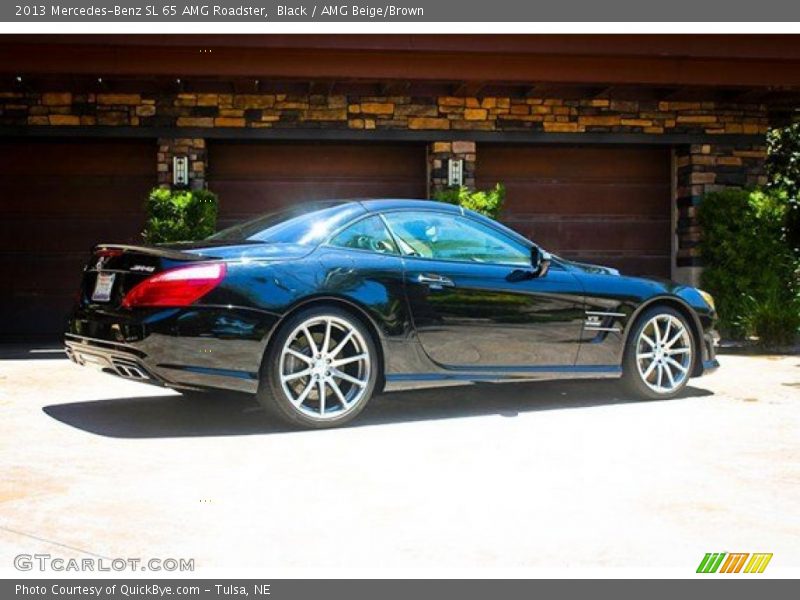 Black / AMG Beige/Brown 2013 Mercedes-Benz SL 65 AMG Roadster