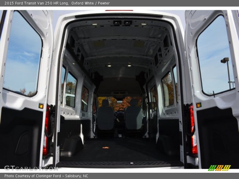 Oxford White / Pewter 2015 Ford Transit Van 250 HR Long