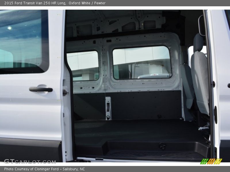 Oxford White / Pewter 2015 Ford Transit Van 250 HR Long