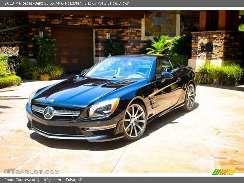 Black / AMG Beige/Brown 2013 Mercedes-Benz SL 65 AMG Roadster