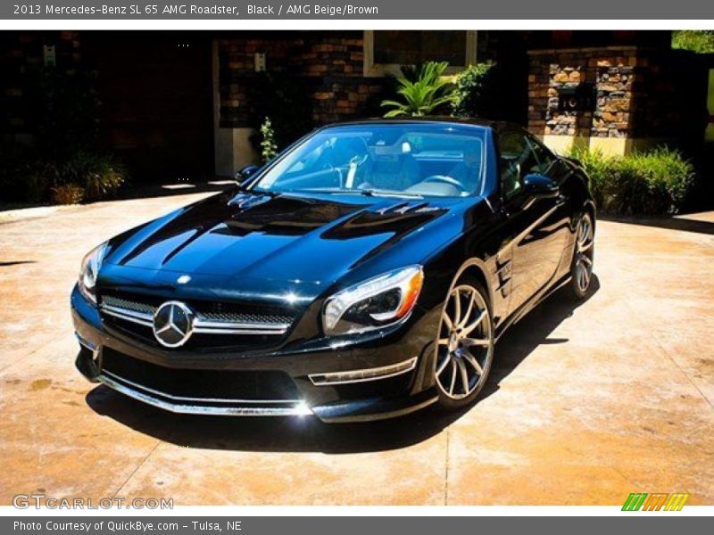 Black / AMG Beige/Brown 2013 Mercedes-Benz SL 65 AMG Roadster