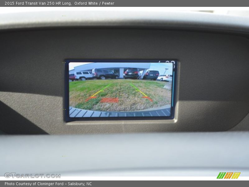 Oxford White / Pewter 2015 Ford Transit Van 250 HR Long