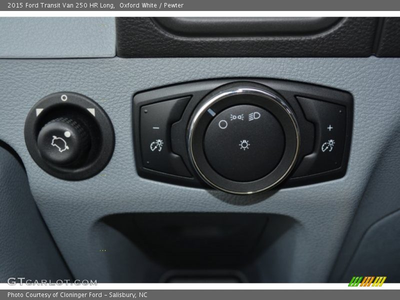 Oxford White / Pewter 2015 Ford Transit Van 250 HR Long