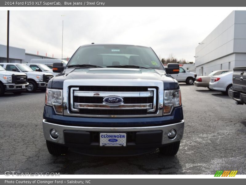 Blue Jeans / Steel Grey 2014 Ford F150 XLT SuperCab