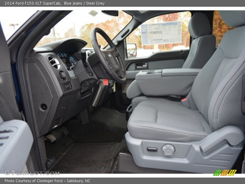 Blue Jeans / Steel Grey 2014 Ford F150 XLT SuperCab