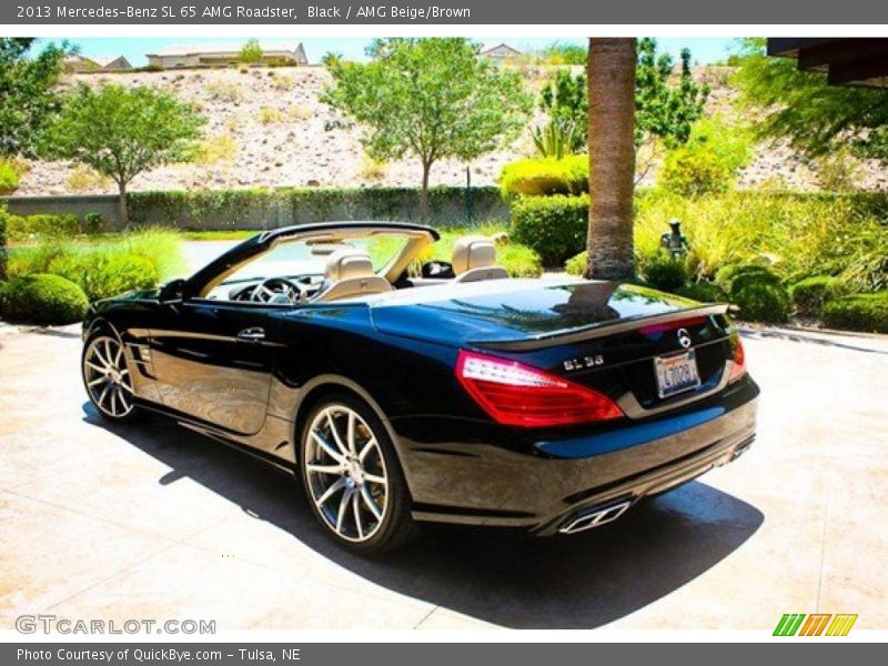 Black / AMG Beige/Brown 2013 Mercedes-Benz SL 65 AMG Roadster